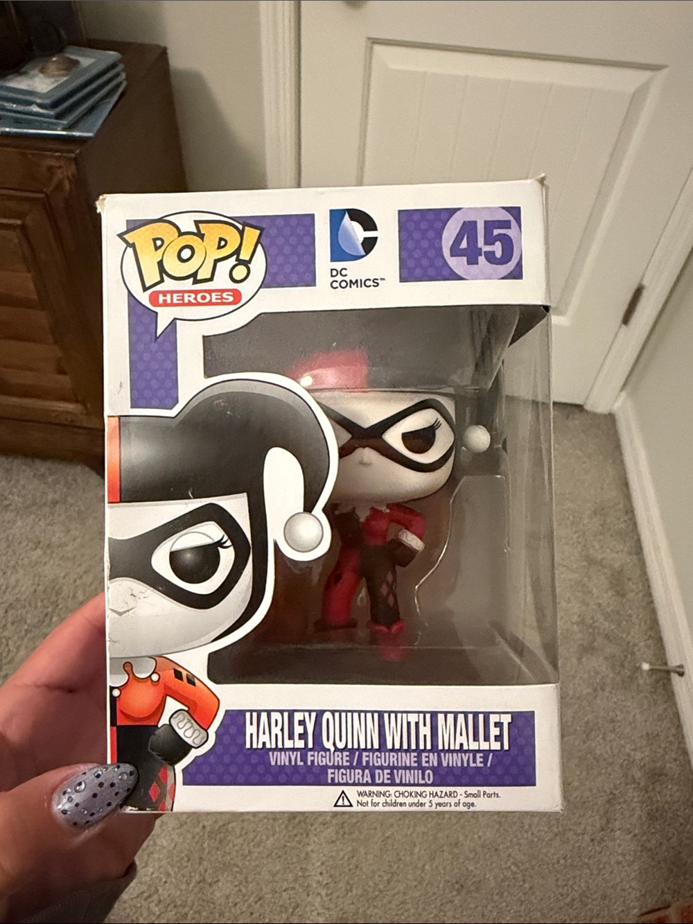 Funko Pop! Harley Quinn with Mallet - Red & Black